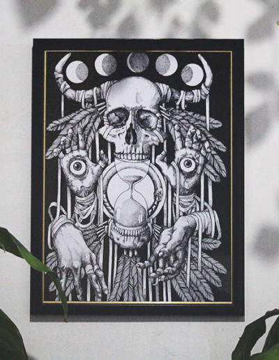 Card XIII: Death / A1 Poster, framed
