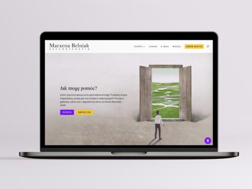 Website and Brand Identity for Psychotherapist Marzena Belniak