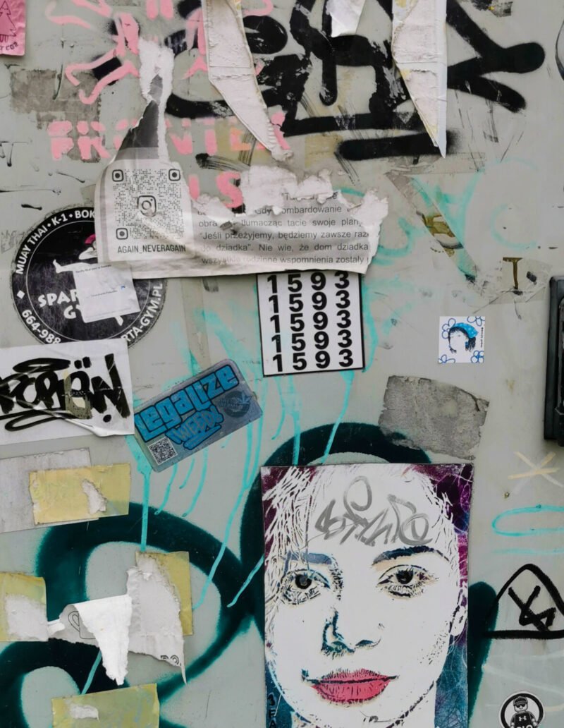 Collage at Okopowa Street, Warsaw