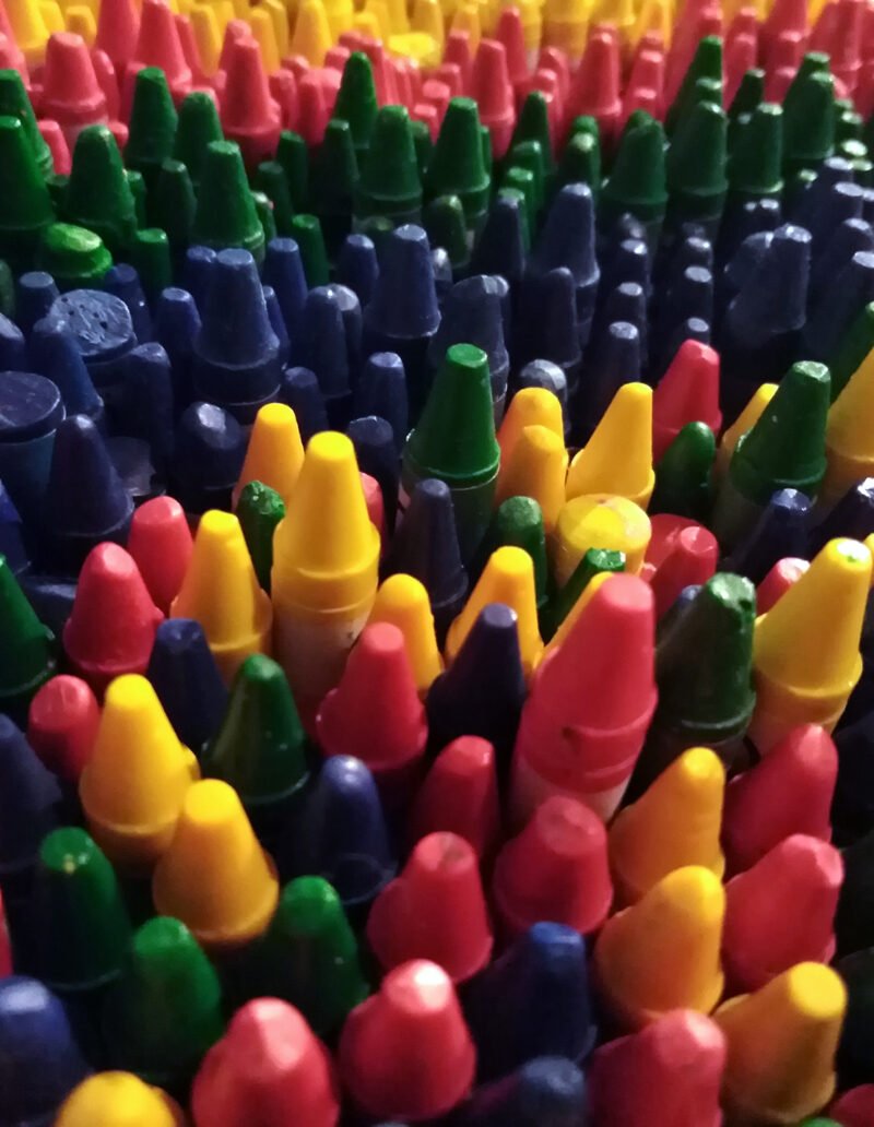 Crayons from Butlin's © Mira Maria Belniak