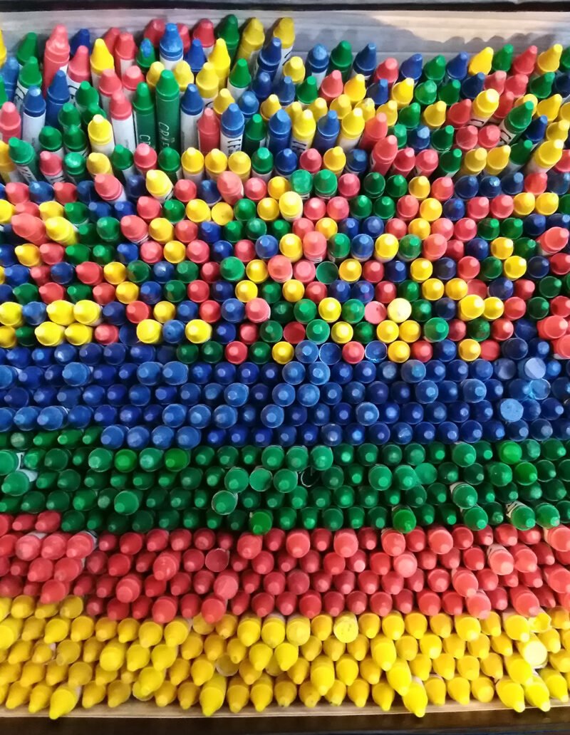 Counting crayons, structuring, building the proposal, being autistic © Mira Maria Belniak
