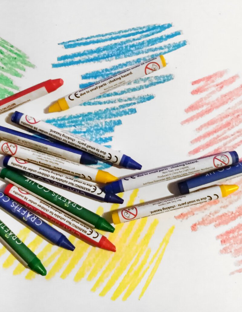 Crayons from Butlin's © Mira Maria Belniak