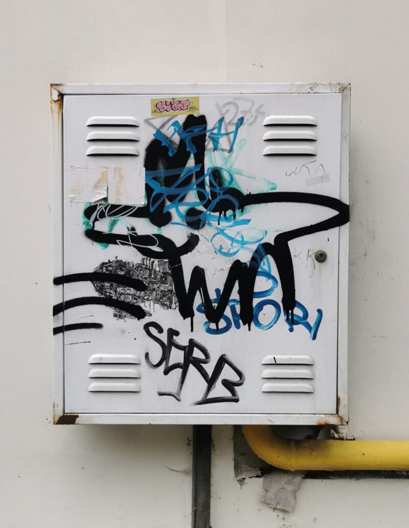 Doggo of an electrical box, Spokojna, Warsaw