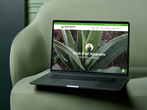 Branding, Publications, and Digital Platform Klub Pod Aloesem by Elżbieta Olejnik